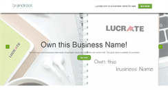 Desktop Screenshot of lucrate.com